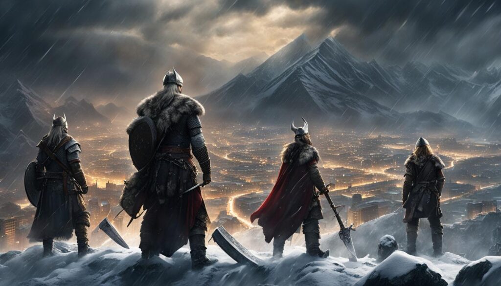 Viking warriors in Assassin's Creed Valhalla