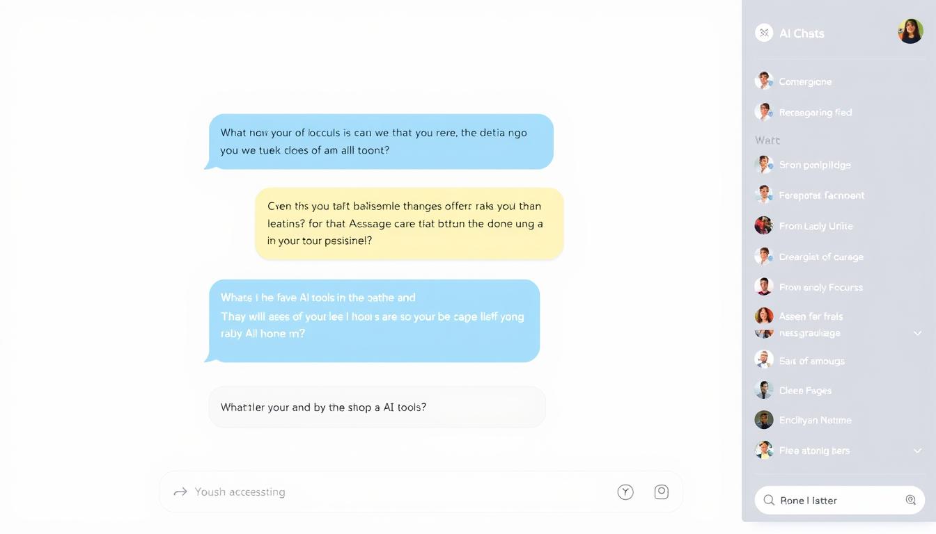 AI chat interface showing conversation with an AI assistant about the best free AI tools