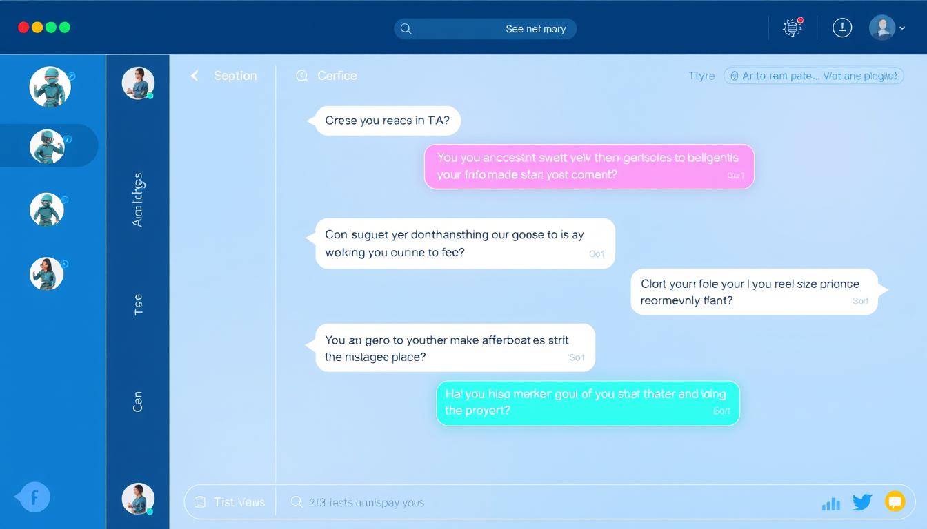 AI chatbot interface showing conversation with a digital assistant