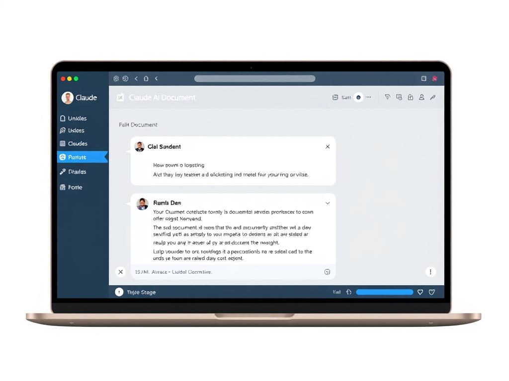 Claude AI interface showing document analysis capabilities